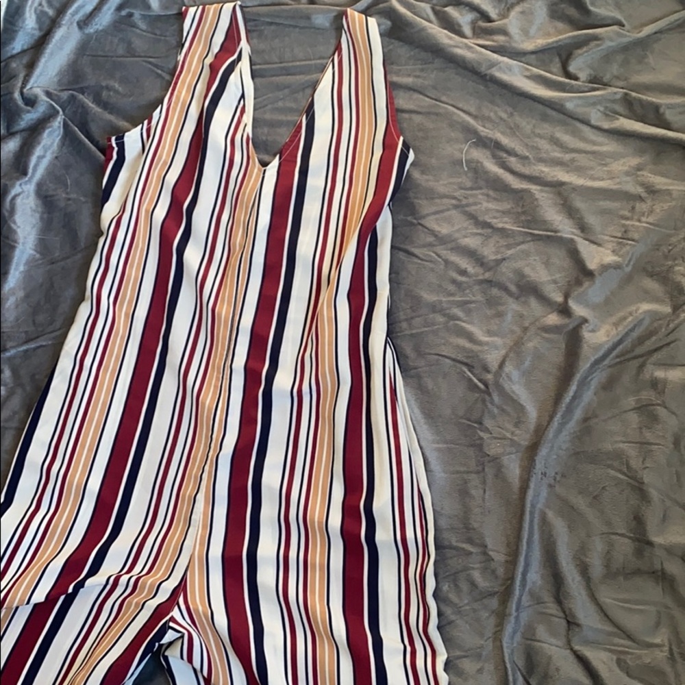 Striped Jumpsuit